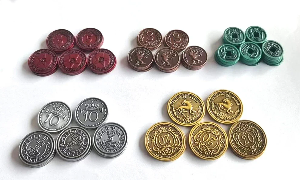 Scythe & Expeditions: Metal Coin Set - Image 3