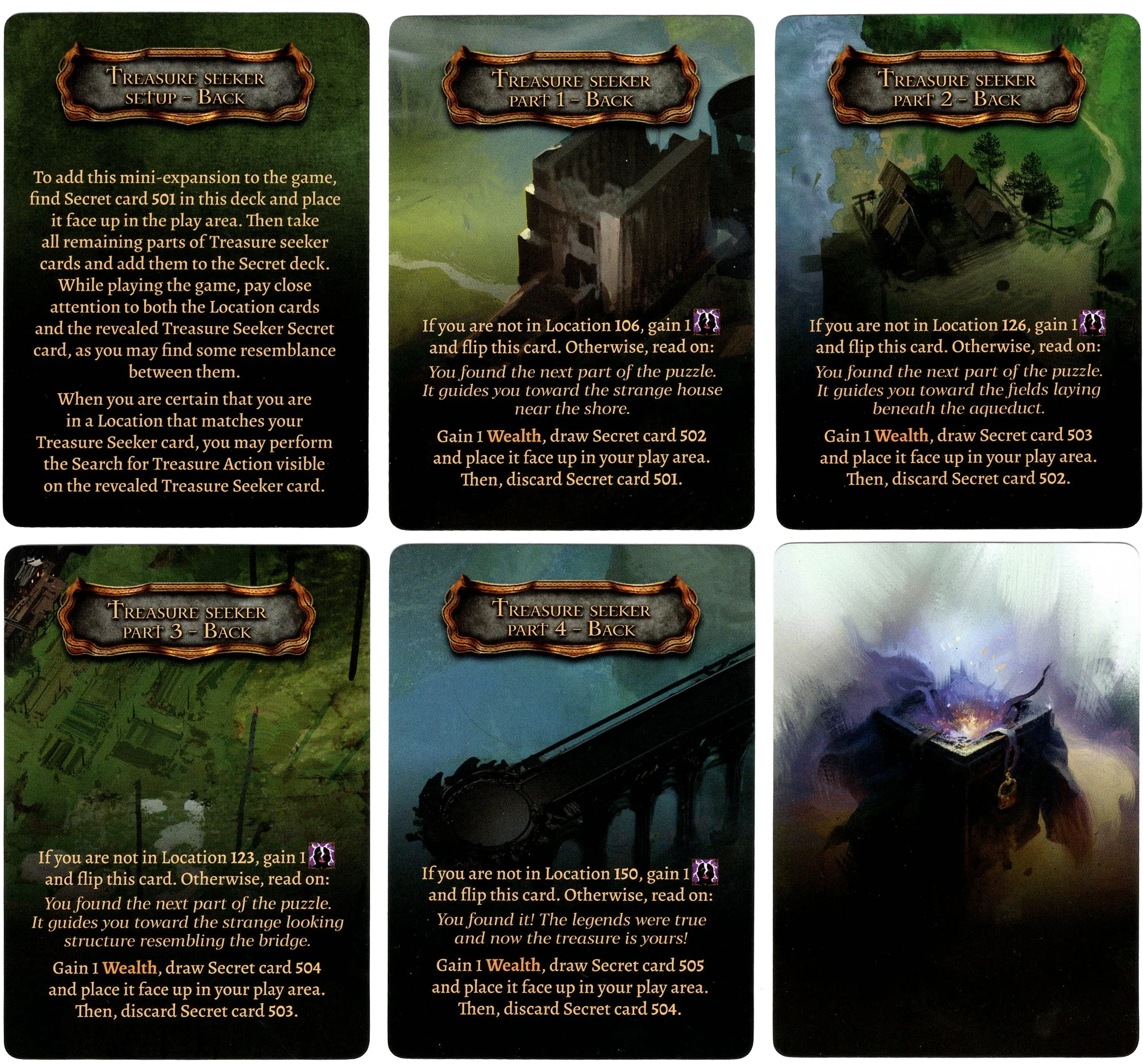 Tainted Grail: Kings of Ruin – Treasure Seeker Promo Cards - Image 2