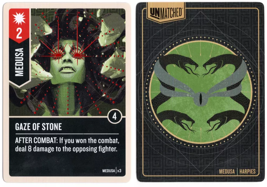 Unmatched: Battle of Legends, Volume One - Medusa Foil Card