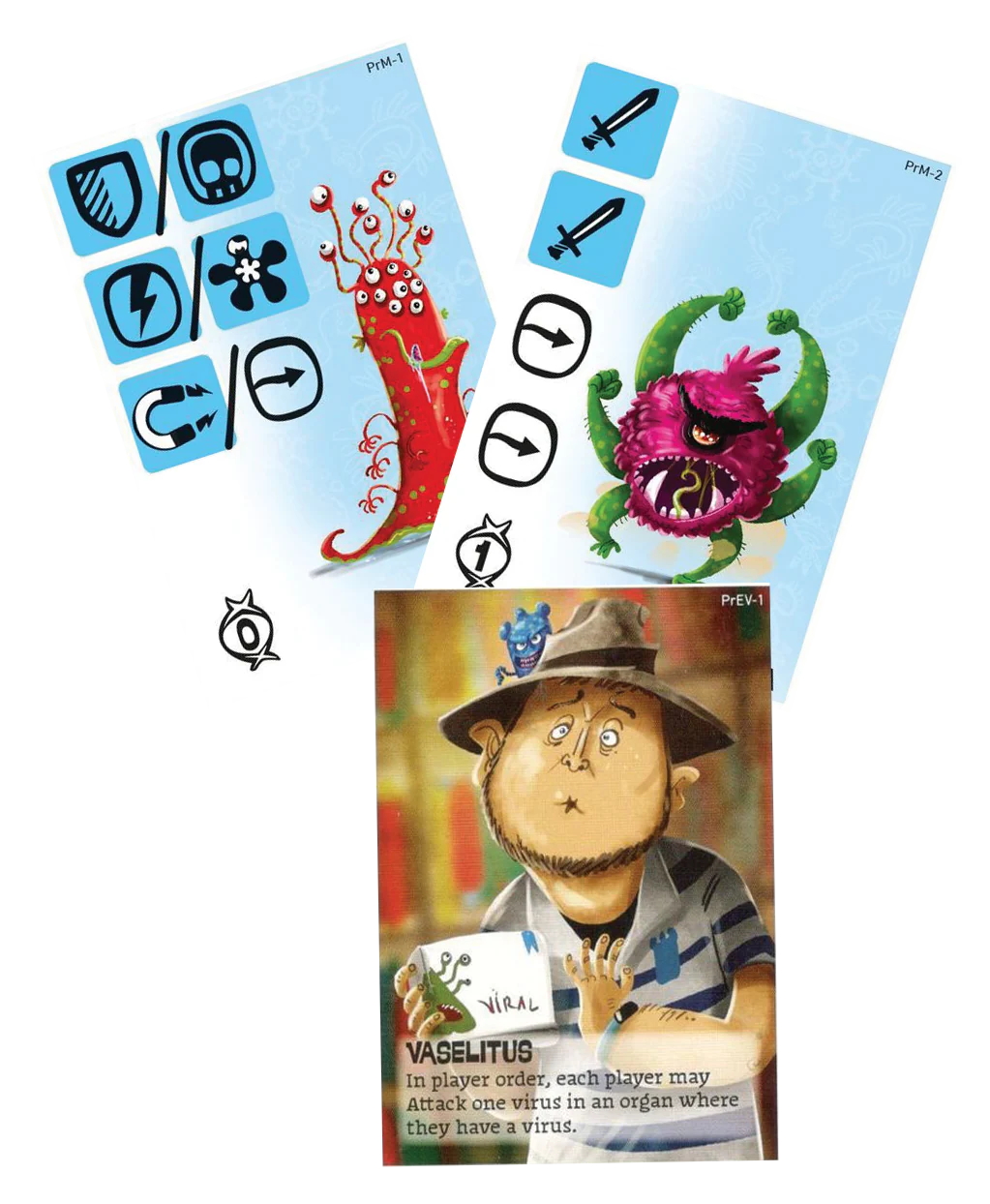Viral: Con Mutation, Rampage Mutation, and Vaselitus Promo Cards