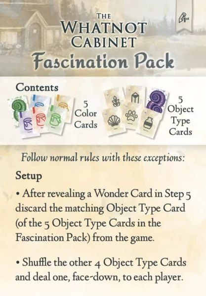 Whatnot Cabinet, The: Fascination Pack Mini-Expansion - Image 2