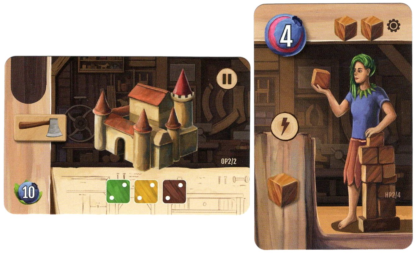 Woodcraft: Dice Tower 2023 Promo Cards